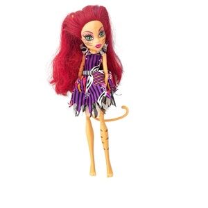 2011 Monster High 11” Doll TORALEI CAT FREAK DU CHIC CIRCUS CIRCQUE Mattel